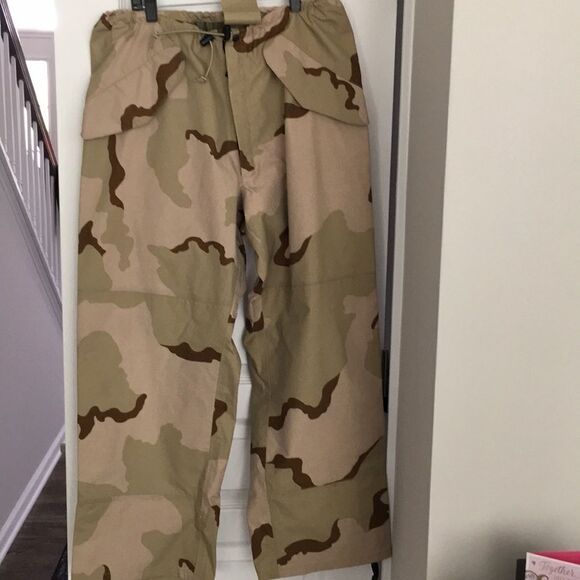 Desert Camouflage Camo waterproof Barrier Pants M